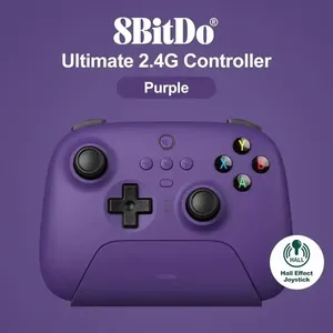 8bitdo终极2.4G带充电座，TMR操纵杆真无线电脑升级霍尔效应操纵杆8bitdo游戏控制器 - Product Image 2