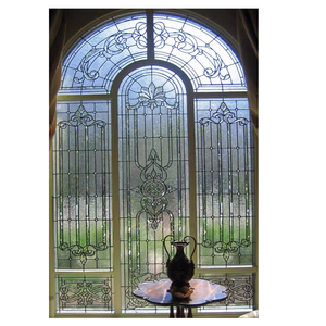 Factory Direct <strong>Sale</strong> Most Beautiful Customizable Inlay With Artistic Glass <strong>Windows</strong> French Style Daylighting <strong>Window</strong> - Product Image 1
