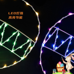 LED yeni paskalya emme lamba şenlikli işık parti alışveriş merkezi pencere dekorasyonu emme lamba hediye LED paskalya yumurta şekilli işıklar - Product Image 2