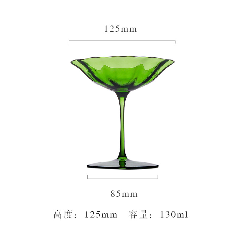 Verre à cocktail vert