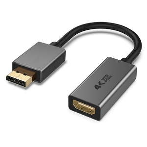 4K DisplayPort to <strong>HDMI</strong> Female DP 1.2 <strong>Computer</strong> <strong>HDMI</strong> 1.4 Screen Gold-Plated <strong>Display</strong> Port to <strong>HDMI</strong> Adapter (Male to Female) - Product Image 2
