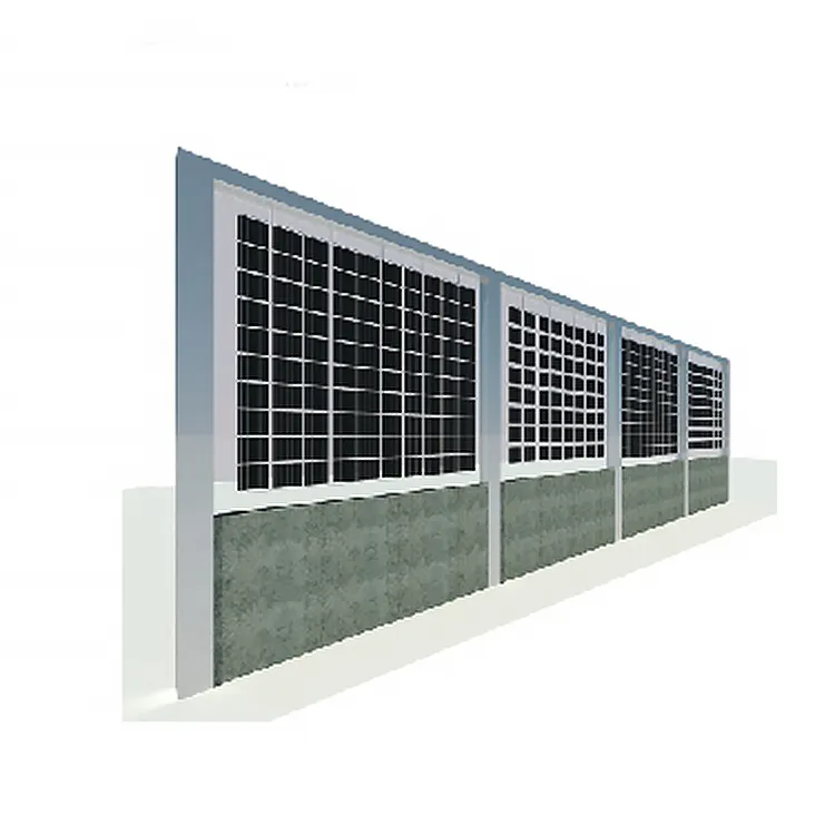 255W 투명 노이즈 배리어 태양 전지 패널 태양 전지 패널 파라 인버터 프리스 모노 광전지