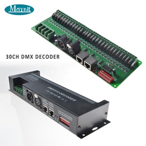Сценическое освещение Dmx 512 светодиодный контроллер декодера высокого качества LED RGBW DMX 512 12 каналов контроллеры декодера