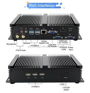 MiniTree Industrie-PC Intel Core I5-5250U 7200u Desktop-Computer I3 6157U 7020U 2 * DDR4 2 * RS232 COM ITX Window10 Linux Mini-PC - Product Image 4