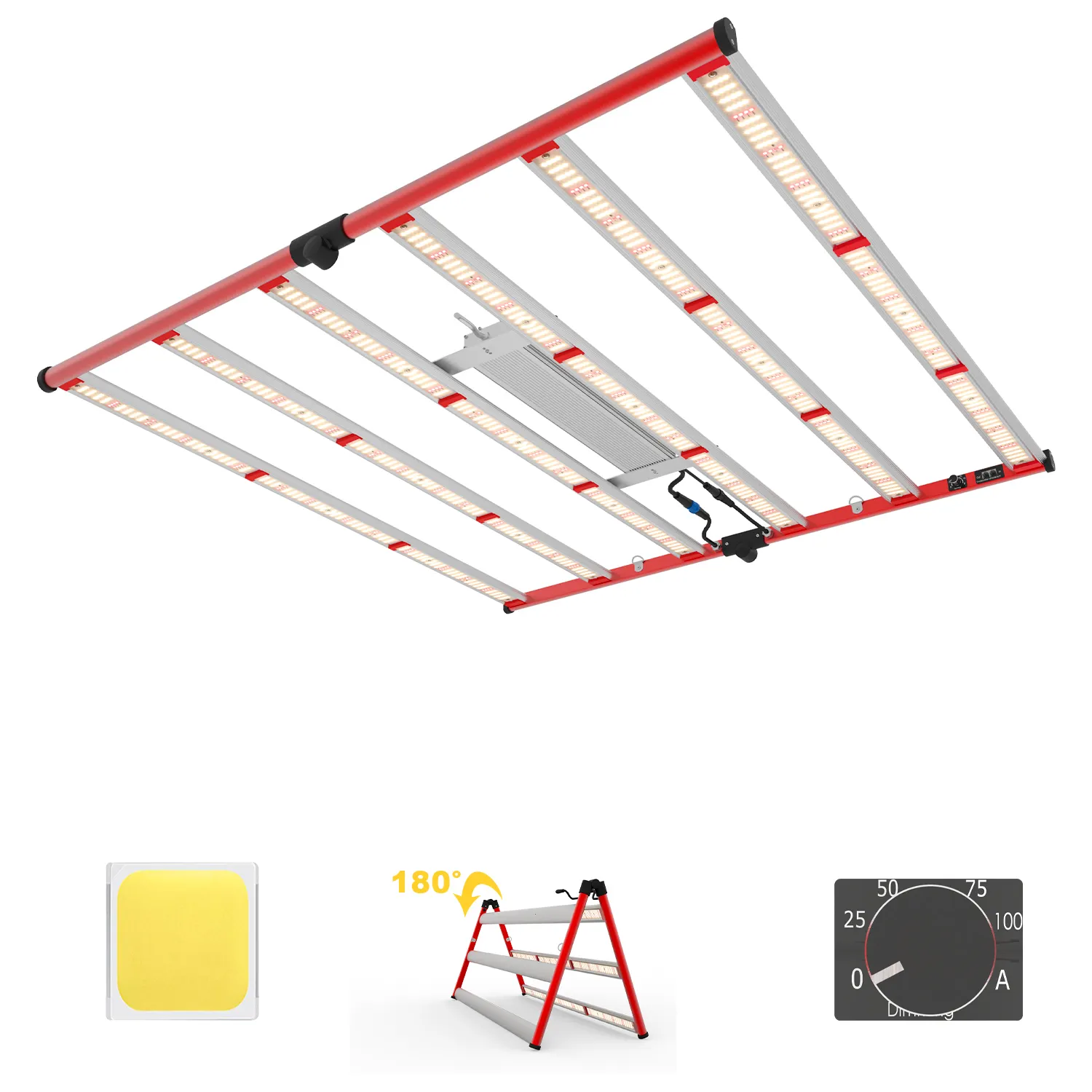 650W 800W 1000W Samsung Lm301B 301H Alto Rendimento Espectro Completo Led Crescer Luz 6 Bar para Indoor Vertical Medicina Comercial Plantas