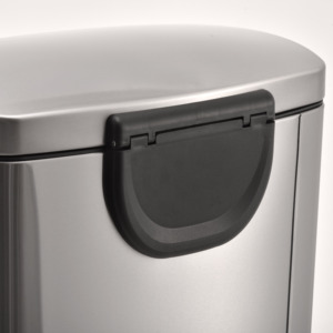 办公室和厨房用矩形不锈钢垃圾桶立式回收废物储存容器 - Product Image 6