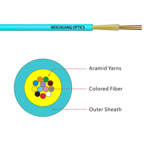 Hot G652D G657A2 MPO Optical Fiber Cable 4/24/48 OM3 OM4 PVC LSZH Mini Cable Communication Cables for <strong>Networking</strong> - Product Image 1