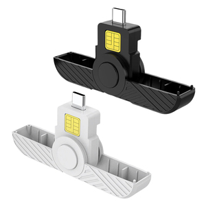 Lettore di Smart Card portatile tipo-C lettore di schede USB lettore ID CAC per SIM Chip ID Card per il governo ID ActivClient AKO - Product Image 6