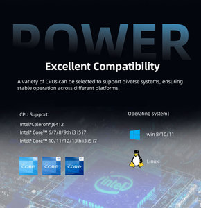 24 Inch Industrial Capacitive Touchscreen Panel PC 1920x1080 Intel Core I3 I5 I7 J6412 <strong>Linux</strong> Win Embedded <strong>Computer</strong> VESA Stock - Product Image 4