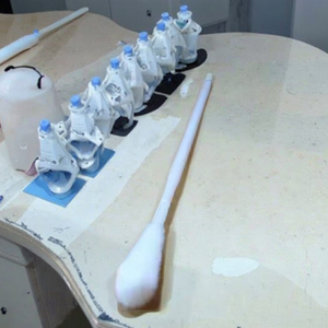Customized Disposable Sampling Testing Plastic <strong>Swab</strong> With Viscous Sterile <strong>Swab</strong> &amp; Cotton Fabric Medium Size Trending - Product Image 3
