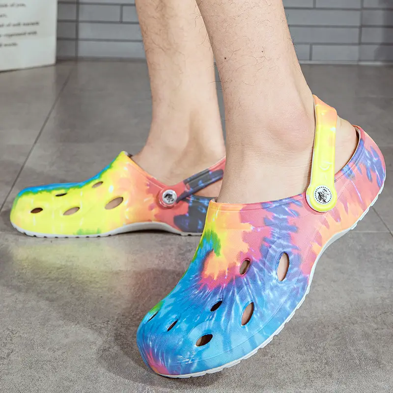 Best Selling Custom Printed Eva Men Clogs Slippers Fashion Sandals Eva Shoes Men Women Comfortable Colourful Nursing Clogs