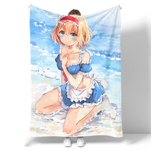 Bán buôn 100% Polyester jacquard dệt tùy chỉnh Anime nhân vật chăn đặc trưng chăn - Product Image 2
