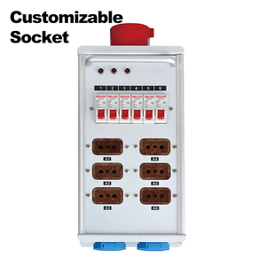 SHTX Handheld 3phase Electricity Power <strong>Controller</strong> 6way Stage Distribution Box 32A <strong>Output</strong> Distro Power Box for Light Audio Screen - Product Image 2