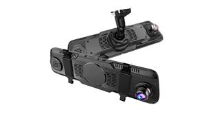 Grabadora de estacionamiento de conducción de respaldo de vehículo, lente Dual IPS de 9,66 pulgadas, espejo, ADAS, 1080P, GPS, cámara de salpicadero - Product Image 5