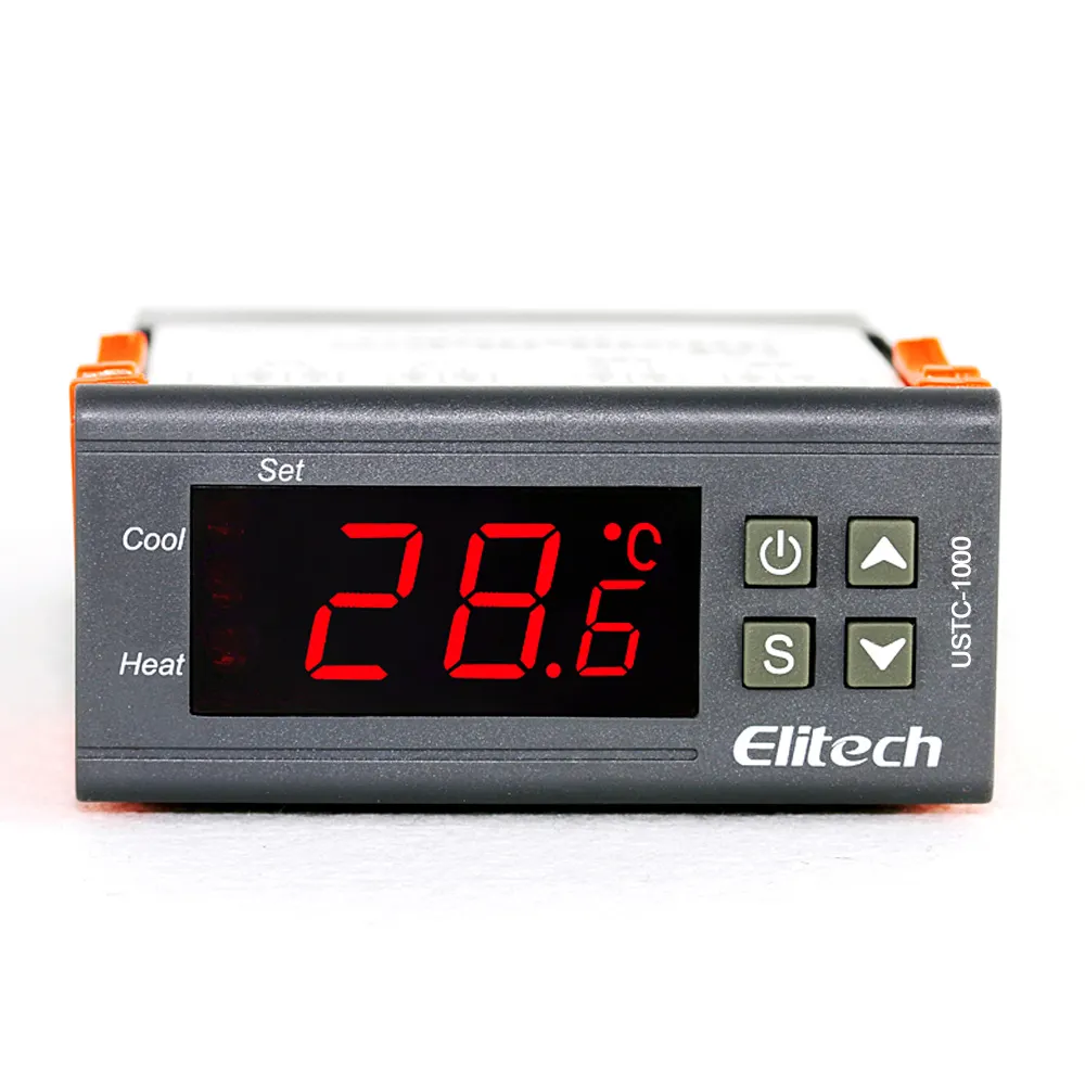 تبريد و تسخين Autoatically نقل Elitech أداة تحكم في درجة الحرارة بالترموستات STC-1000