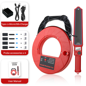 2024 nuevo IP67 ABS carcasa Cable longitud 30M 512HZ receptor localizador 2M Detector de tubería inteligente de largo alcance con pantalla de 2 pulgadas - Product Image 6