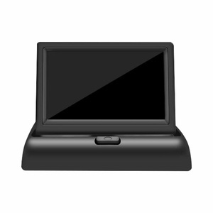 Mini Monitor analógico Ahd Incar para bebé, sistema de monitoreo de cámara, espejo plegable, montaje de Monitor de bebé, 4,3 pulgadas, pantalla Lcd, entrada RCA