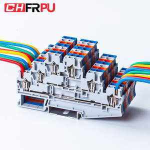 ST 2.5-3L Three Layer <strong>Terminal</strong> <strong>Block</strong> ST2.5-3L DIN Rail <strong>Spring</strong> <strong>Connection</strong> <strong>Terminal</strong> JST 2.5-3L Wire Connector - Product Image 3