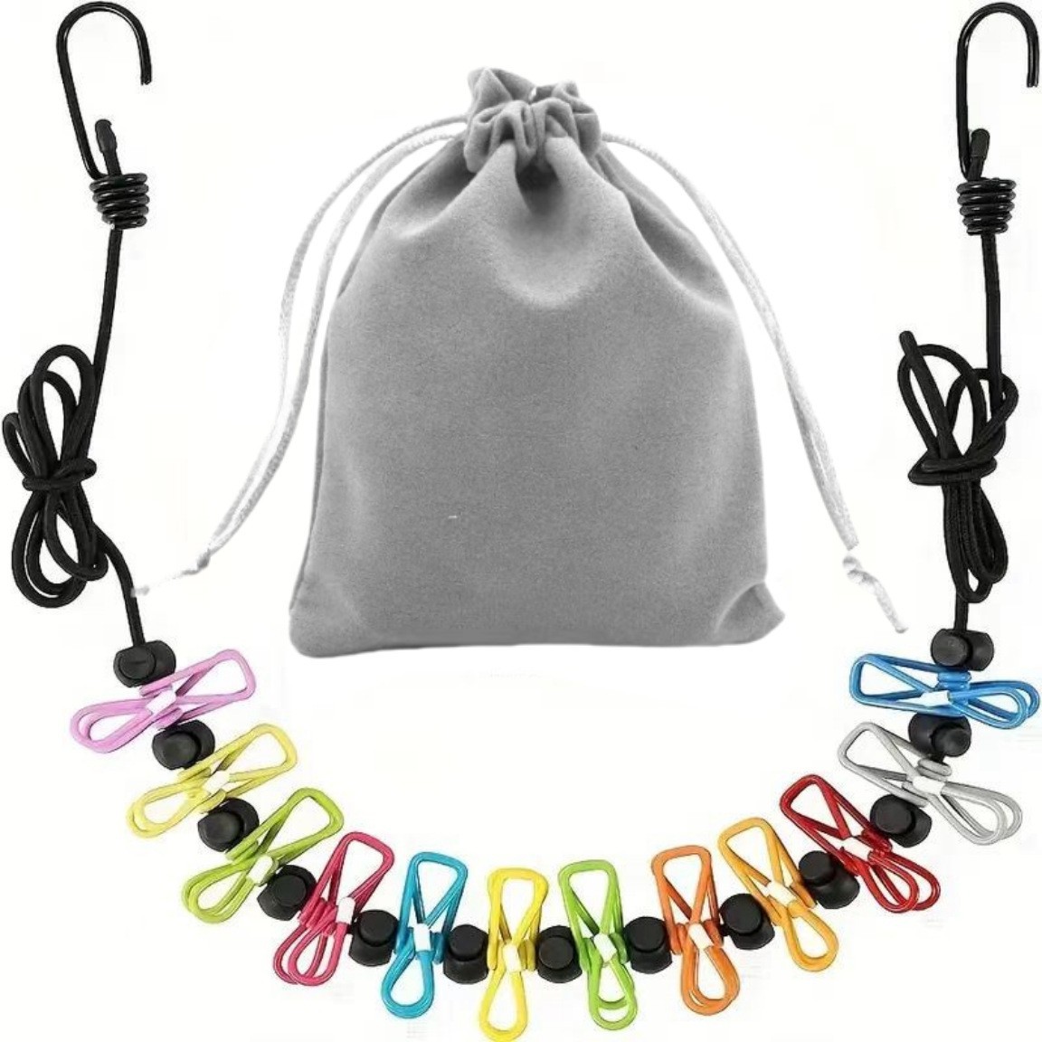 Bolsa + cuerda de posicionamiento arcoíris