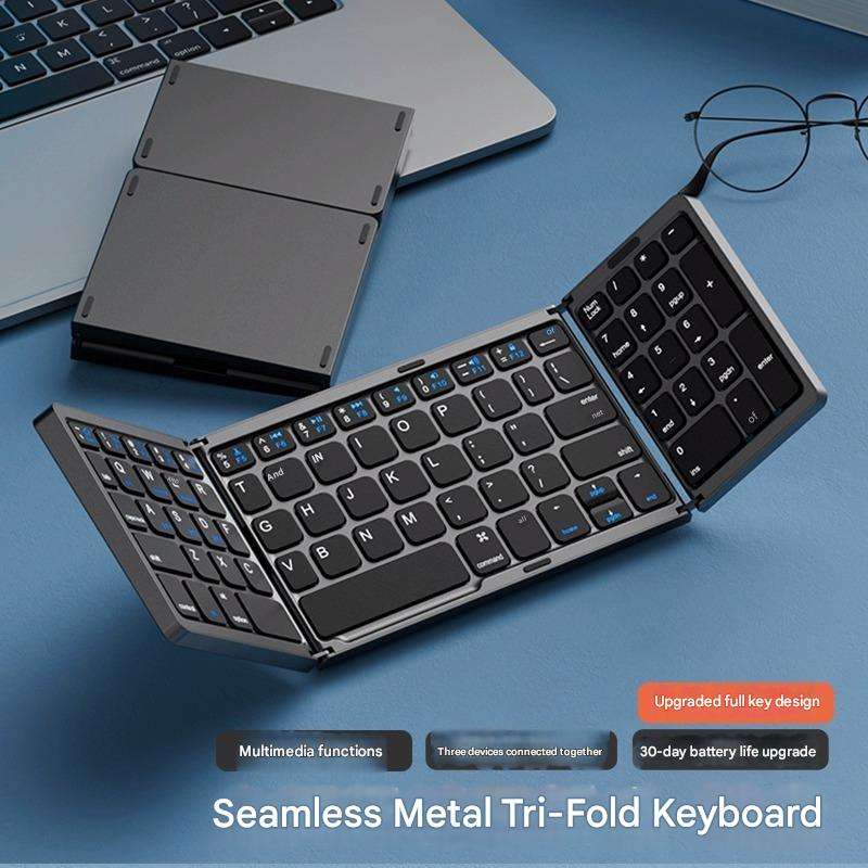 Black tri-fold Single Keyboard