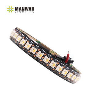 4 in 1 SK6812 RGBW RGBWW sıcak/doğal/beyaz WS2812B 5m 150leds 30leds/piksel/m ayrı ayrı adreslenebilir esnek LED şerit - Product Image 4