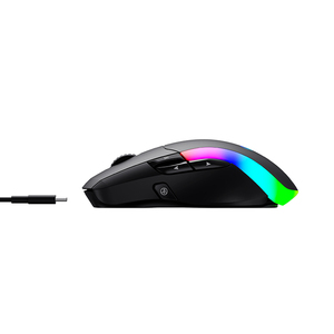 Ms959W Havit 8 tuşları 2.4G kablolu RGB LED renkli işık Optico Raton PC bilgisayar oyun çift mod ergonomik oyun fare - Product Image 2