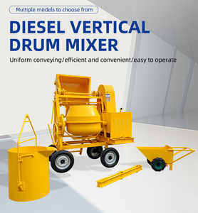 Inşaat için 2HP elektrik motoru ile küçük dikey beton mikser 120L kapasitesi - Product Image 2