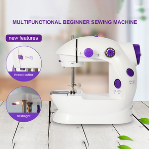 El düzenlenen elektrikli Mini, DİKİŞ MAKİNESİ ev dikiş giysi dikmek İğne seti taşınabilir manuel DİKİŞ MAKİNESİ araçları/ - Product Image 3