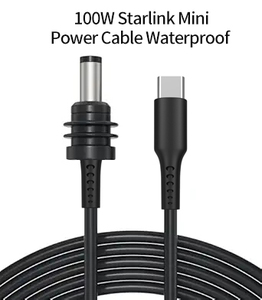 Waterproof Starlink Mini Cable 100W <strong>Input</strong> USB Type C to DC Cable Compatible with 65W+ PD <strong>Source</strong> 3M/10Ft - Product Image 2