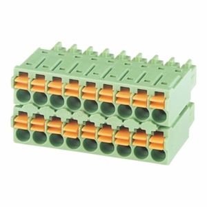 Bloque de terminales WANJIE de doble fila, paso pequeño, resorte hembra de 3,5mm, de dos hileras - Product Image 1