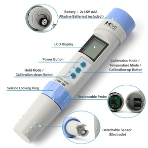 <strong>HM</strong> Digital COM100 Waterproof IP67 TDS Meter 3 in 1 EC / TDS / Temp Multifunctional Water Quality <strong>Tester</strong> - Product Image 5