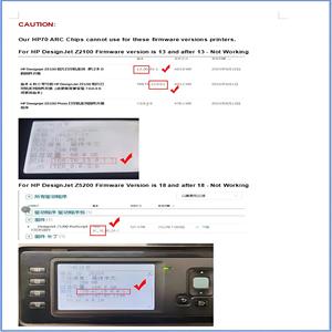 HP70 otomatik sıfırlama için kalıcı çip HP çipsleri 70 ARC HP çipsleri Designjet Z2100 Z5200 Z3100 Z3200 Z5400 yazıcılar - Product Image 4
