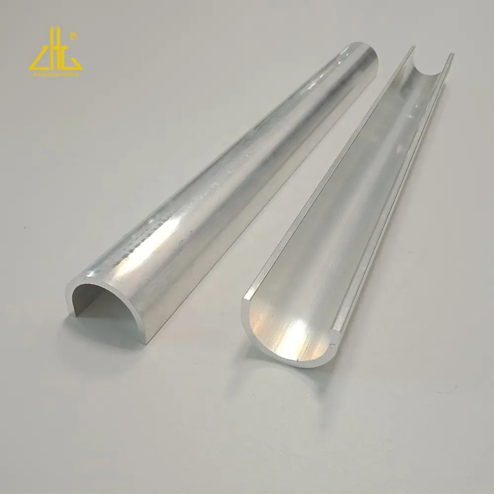 Lucido Semi Cerchio In Alluminio Estrusione di Profili in alluminio Estruso Profilo di Alluminio Fornitori