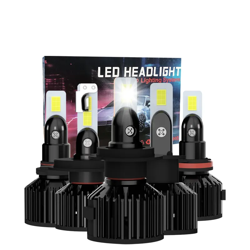 Chất lượng cao Led xe ánh sáng tự động hệ thống chiếu sáng csp4575 Chip H4 H7 Bóng đèn H11 xe phụ kiện 9005 9006 LED Đèn pha chiếu