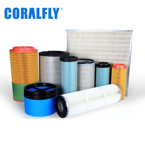 Coralfly DAMPERLİ KAMYON parçaları hava filtresi C331840 AF25022 P778485 PA3765 için DAMPERLİ KAMYON hava filtresi