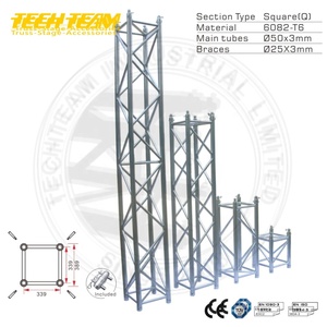 390*390 מ "מ זול מחיר אלומיניום תליית Dj <span class=keywords><strong>truss</strong></span> עבור קונצרט