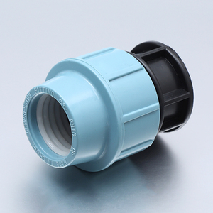 カスタマイズされた農業灌漑20mm 40mmプラスチックPp圧縮水管パイプねじ継手丸エンドキャップパイプ用 - Product Image 1