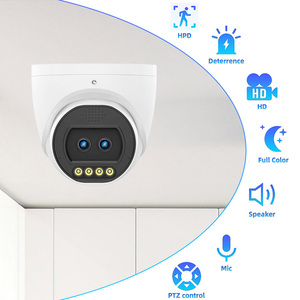 YGHT 4MP Dual-Lens Metal <strong>IP</strong> <strong>Camera</strong> <strong>with</strong> Full Color Night Vision Human Detection Two-Way Audio TF Slot Outdoor Security System