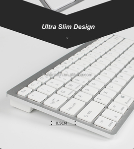 Venta al por mayor Slim Mini Gaming Keyboard and Mouse Set recargable interfaz USB LED retroiluminado inalámbrico para ordenador para HP Kybord Pad - Product Image 6