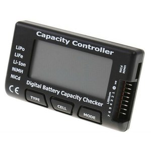 LiPo LiFe Li-ion NicdNiMHバッテリー電圧テスターチェック用のユニバーサルRC CellMeter-7デジタルセルバッテリー容量チェッカー