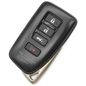Acil durum anahtar ile 3 + 1 akıllı araba anahtarı kabuk OEM logosu araba anahtarı kapağı için L-EXUS ES350 LS/ES/GS/NX/RX/GX/UX - Product Image 4