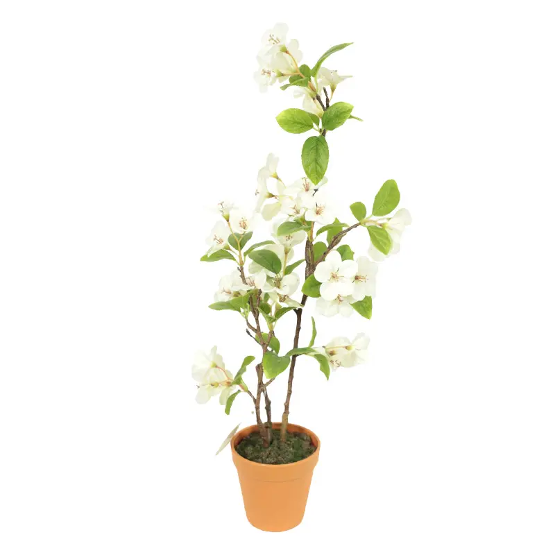 MAN Planta Artificial Árboles Barato Blanco Birchapple Flor Venta al por mayor Hortensias Flores Artificiales Para La Venta