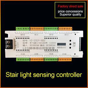 DC12V 24V двойной датчик движения, контроллер ступенчатой полосы, 36-канальный светодиодный светильник, диммер для лестницы, датчик движения - Product Image 2