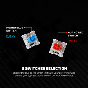 FANTECH MK918 Wireless RGB Gaming <strong>Keyboard</strong> 97 <strong>Keys</strong> Mechanical <strong>Keyboard</strong> Full-<strong>Key</strong> Anti-Ghosting for PC <strong>Mac</strong> Gaming <strong>Keyboard</strong> - Product Image 3