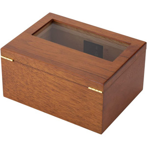 Cigar <strong>Humidor</strong> with Hygrometer, Humidifier and Accessory Drawers-Tempered Glass Top Cigar <strong>Humidor</strong> Box - Product Image 5