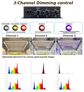 Lm301h evo נענע samsung 680w הוביל לגדול אור מקורה 3 ערוץ 4 צד מאוזן pfd מלא הספקטרום uv ir 600w צמח לגדול אור - Product Image 2
