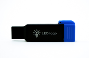แฟลชไดรฟ์ USB โลโก้โลหะแบบ LED แฟลชไดรฟ์ปรับแต่งได้ชนิด C สว่างขึ้นปากกาเมมโมรี่สติ๊กคู่ OTG สำหรับเป็นของขวัญขนาด8G 16B 32G - Product Image 5