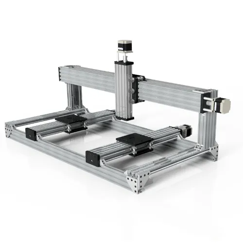 Máquina de haz en C de 4 ejes CNC XL, Kit DIY, fresadora de grabado de haz en C, kit de paquete grande con 4 piezas Nema23 2.45N.m, motores paso a paso