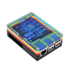 <strong>Raspberry</strong> <strong>Pi</strong> 5 <strong>Case</strong> Acrylic Plastic <strong>Case</strong> Aluminum Alloy <strong>Case</strong> With Heat Sink and Cooling Fan for <strong>Raspberry</strong> <strong>Pi</strong> 5 8 GB Model Kit - Product Image 5