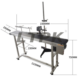Codificazione automatica della data di inchiostro manuale portatile data di scadenza Batch macchina di codifica stampante a getto d'inchiostro con trasportatore - Product Image 4